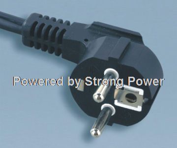 European-CEE7/7-Non-rewirable-Moulded-2-pole-Plug-Schuko-Power-Cord