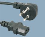 Israel SII approved power cord YSL-16 to ST3 C13
