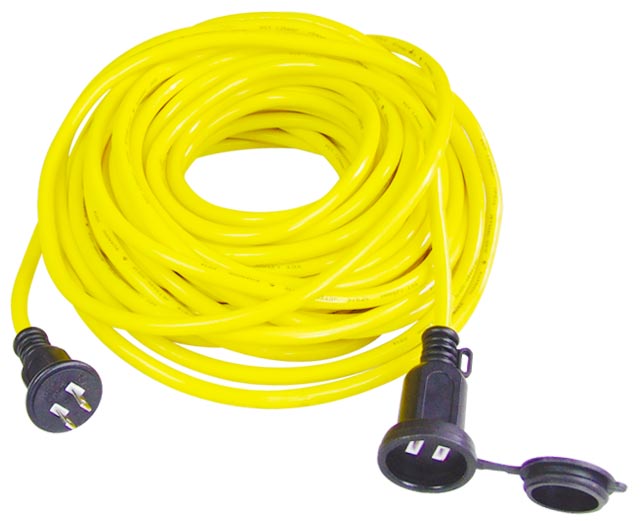 Waterproof plug Socket Japan Yellow extension cord