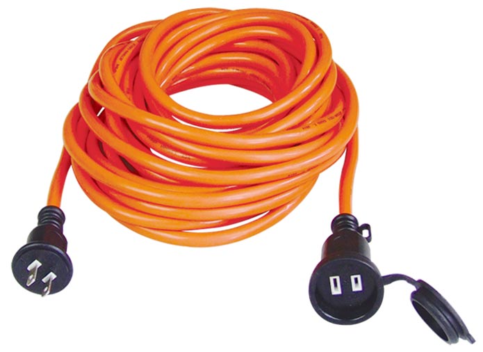 Waterproof plug Socket Japan Organge extension cord