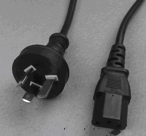 AS/NZ 3112 to IEC C13 power cord