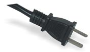 LA033A 2 pin plug with cord