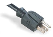 LA033E 2 pin plug with cord