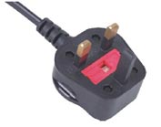 UK BS Power Supply Cord Ungrounded XH032B