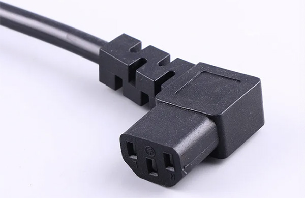 IEC 60320 C13 Right Angle Power Cord