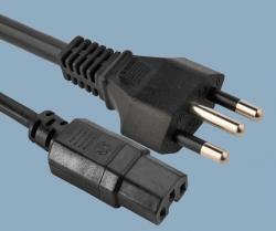 Brazil-NBR-14136-Plug-To-IEC-60320-C15-Power-Cord