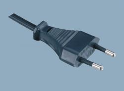 Europe-CEE-7-16-Europlug-2.5A-2-pole-Without-Earthing-Contact-Power-Cord