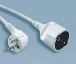 Extension-Cordsets-CEE7-7-German-Schuko-Plug-IP20-and-Protection-Cover-Socket