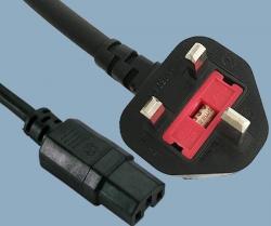 UK-BS-1363-A-Plug-To-IEC-60320-C15-Power-Supply-Cord